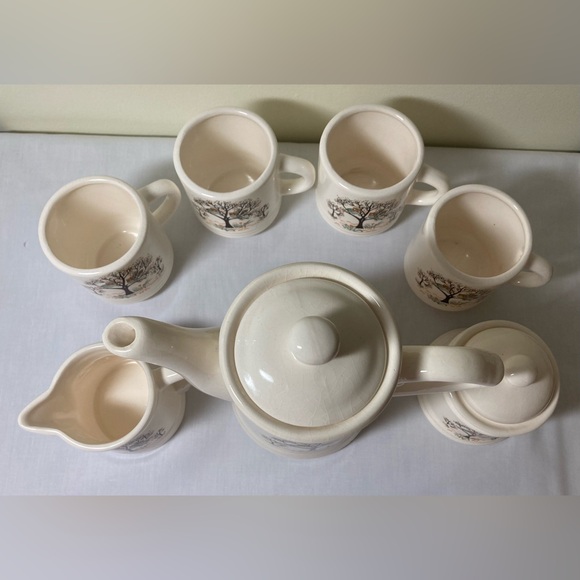 Owls in Tree Teapot and mug Set - Picture 3 of 11